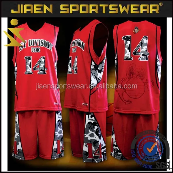 new design custom basketball jersey black and red reversible basketball uniform set