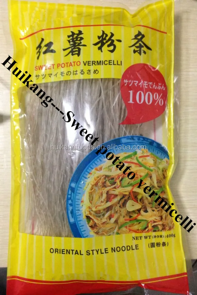 dried noodles made by sweet potato