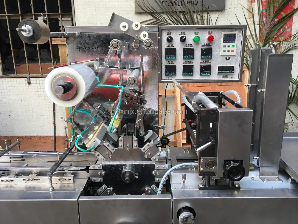 Foodstuff Automatic Cellophane Film Packing Overwrapping Machine