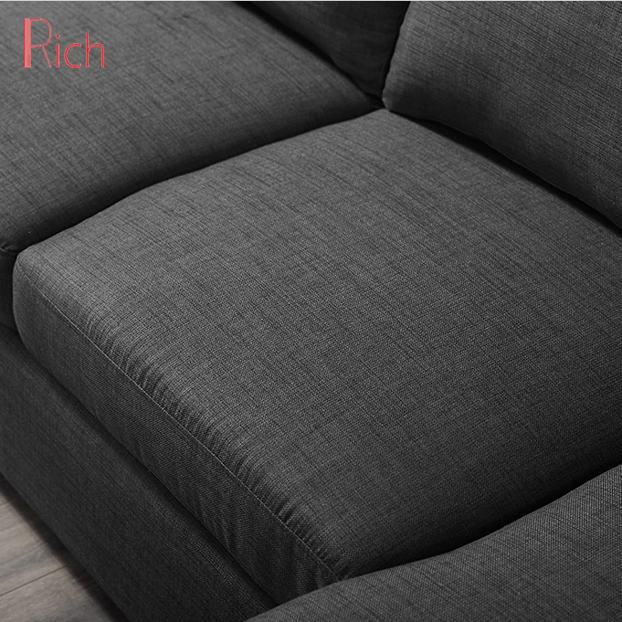 L Shaped Corner Fabric modern divan 3 seater sofa bed furniture living room Sofa cum Bed corner sofa bed modern with storage