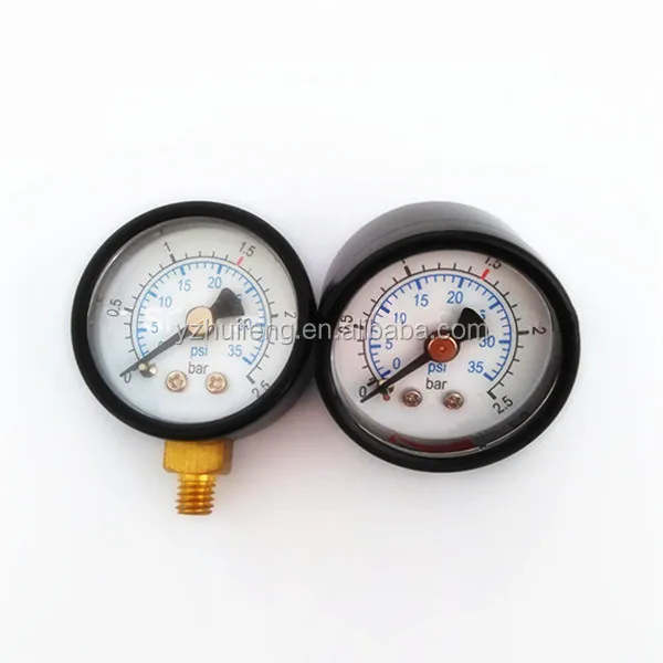 HF Small 35mm Steam Engine 0-2.5bar MIni Low Price Hydraulic Dry Cheap Pressure Gauge