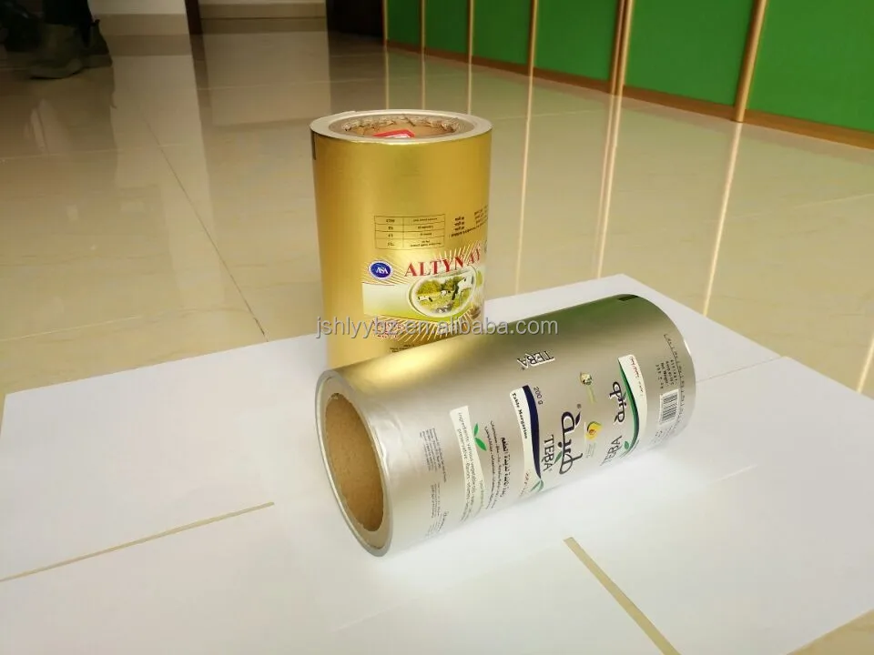 Greaseproof PE Food Wrapping Paper Margarine butter Packaging Aluminum Foil Coated Paper Roll