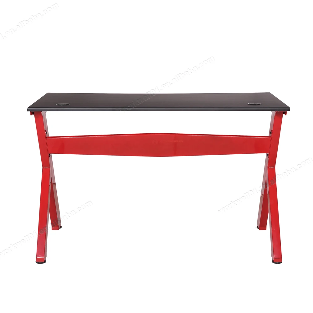Cool design red and black office gaming desk table