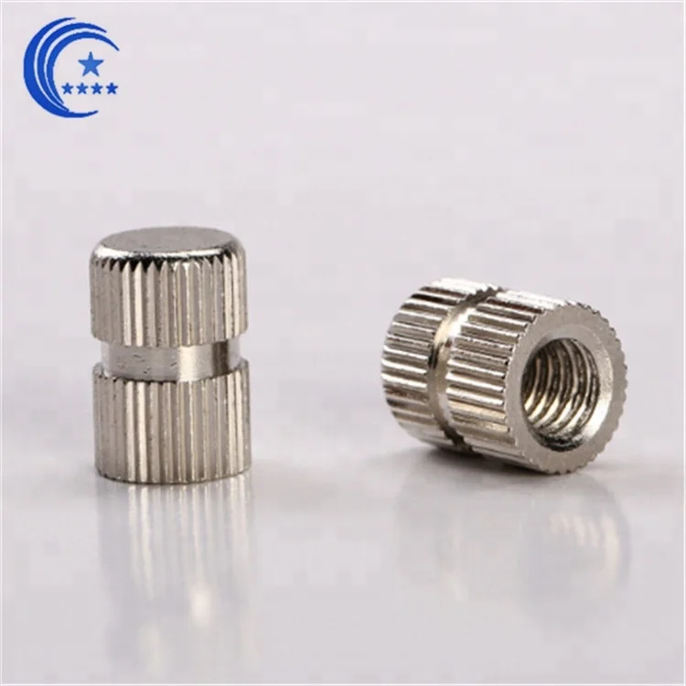 Stainless steel knurled insert nut Aluminum threaded insert/knurled nut for Plastic M2 M4 M6 M8