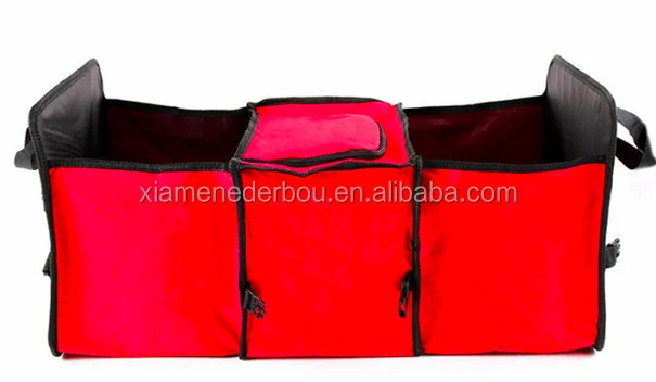 Big Ant Car Trunk Organizer - Cooler Storage for Auto Front & Back Seat, Collapsible - Hold Vehicle Cargo Secure and Prevent Sli