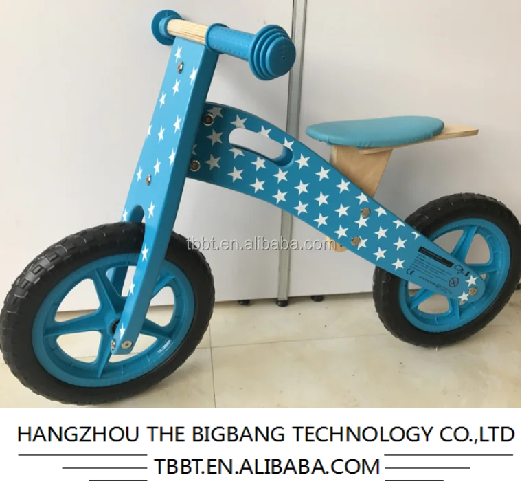 
BIGBANG wood frame push bike WOODEN BALANCE BIKE for toddlers 