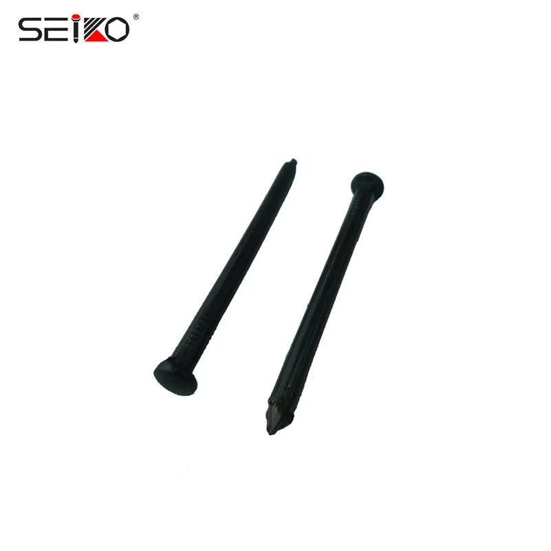 Black Round Head Concrete Nails