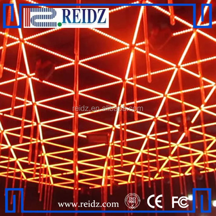 
Ceilling installation 3d rgb led tube/led light disco ball/led 3d tube for night club 