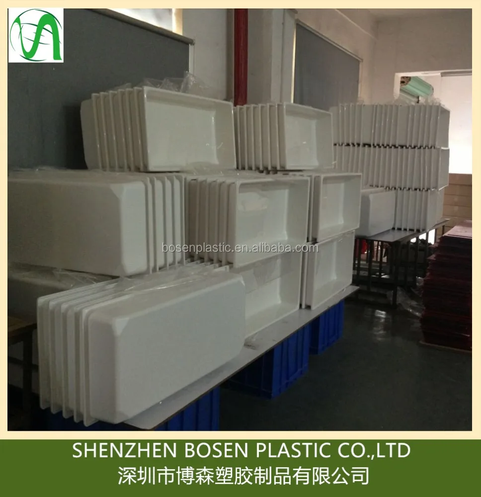 Custom thermoforming abs plastic tub