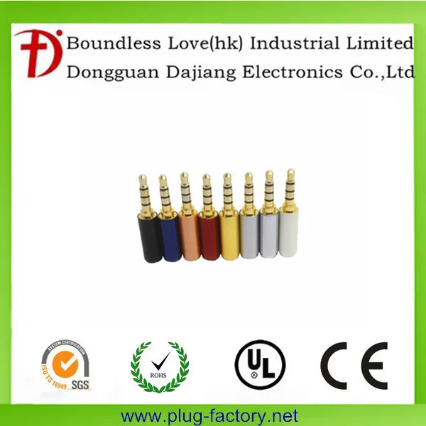 China supplier high quality 3.5mm 4 poles audio jack