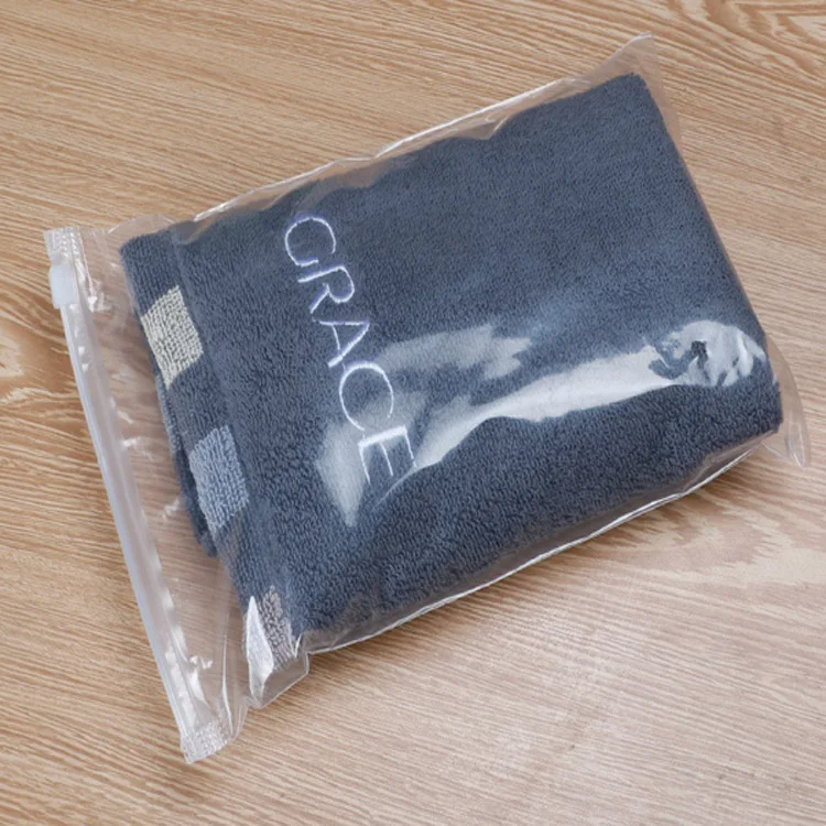 Garment PVC Zipper Bags,T-shirt PVC Slide Bags, Cloth Plastic Zip Lock Bags