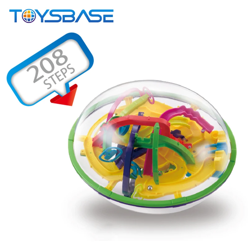 Games Puzzle 208 Steps Intellect 3D Puzzle Magic Handheld Maze Game/Handheld Maze Game