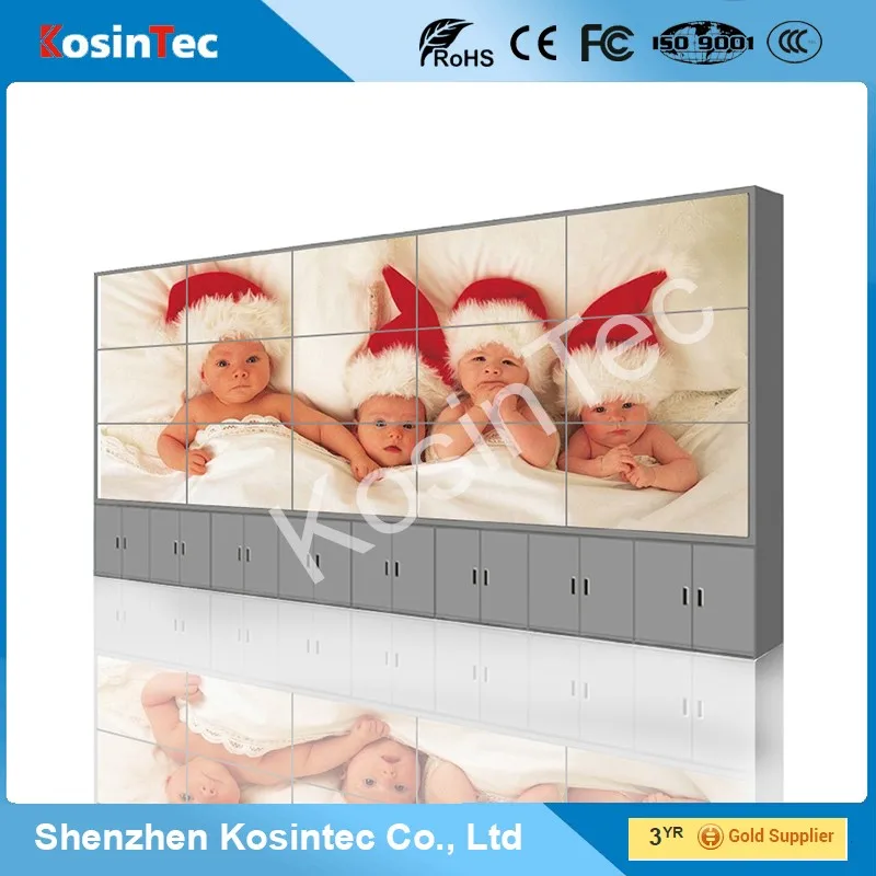 did video wall Full HD 1080P exhibition lcd video wall with Ultra Narrow Bezel From 3.5 mm To 5.3 mm (US-PJ46)