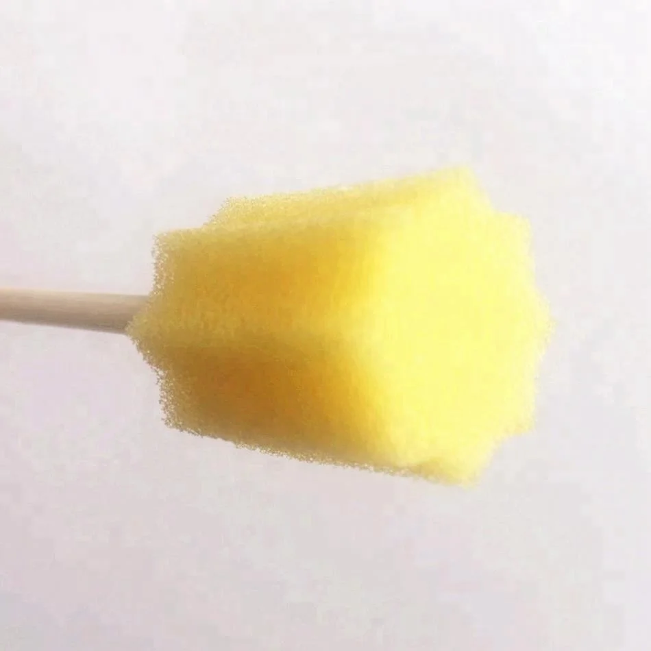 Oral Foam Swabs Mouth Cleaning Swab Tooth Lollipop Swab Manufacturer