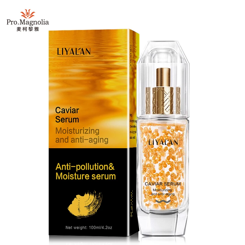 Private Label Gold Moisturizing whitening Caviar Lifting Face Serum