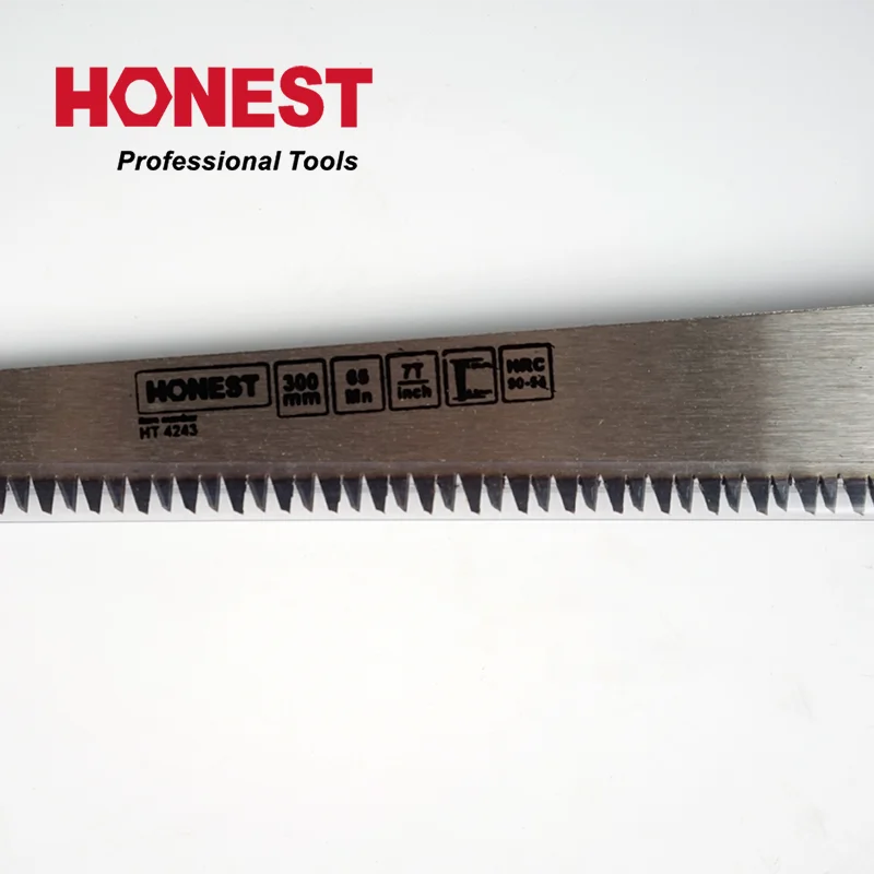 300mm 65 Mn steel hand tool tree cutting Straight Pruning Curving rubber handle garden compass saw