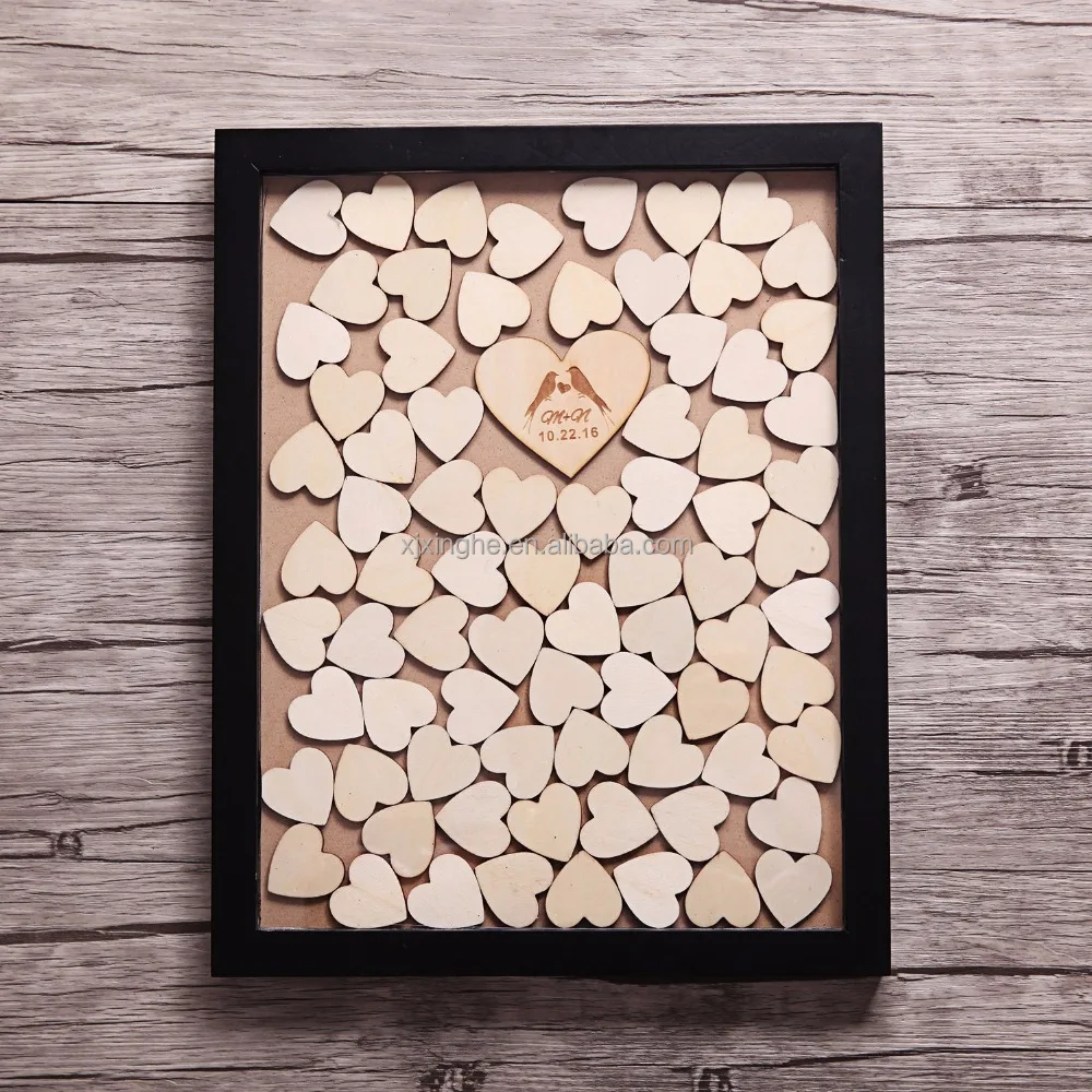 
wholesale wedding guest books photo frame 