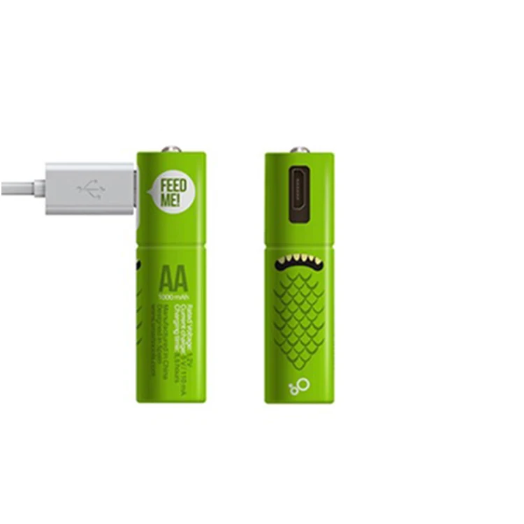 Smartoools High quality and good price USB AA 1.2v recharge Battery aa 1000mah ni-mh batteries