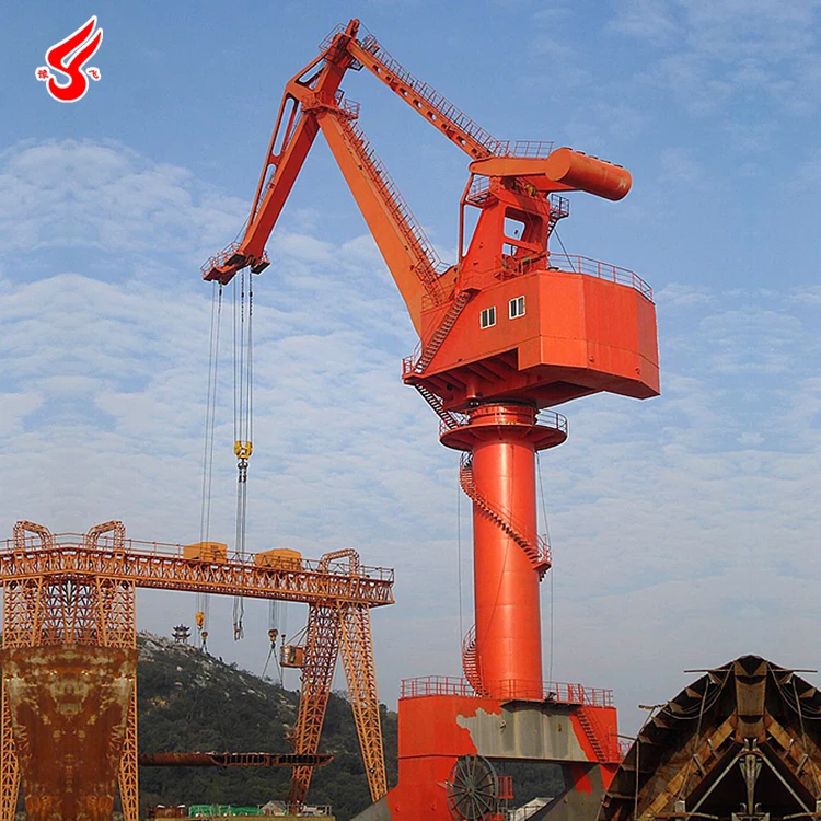 High quality 40t portal crane single boom and four-link portal mobile harbour crane for sale