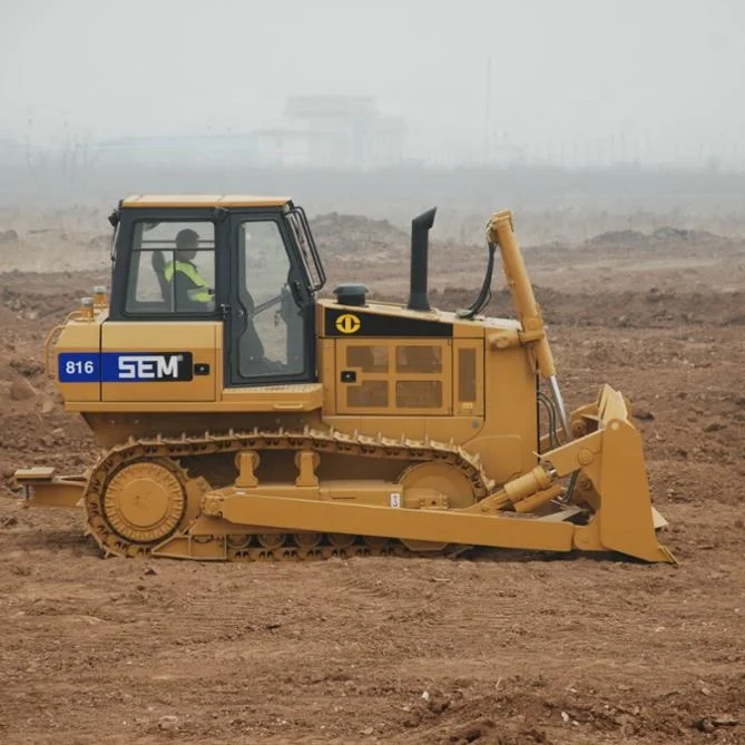 
SEM816 Small Bulldozer 4.3m3 Track Type Tractor SEM 816 Bulldozer 160HP Track Type Tractor 