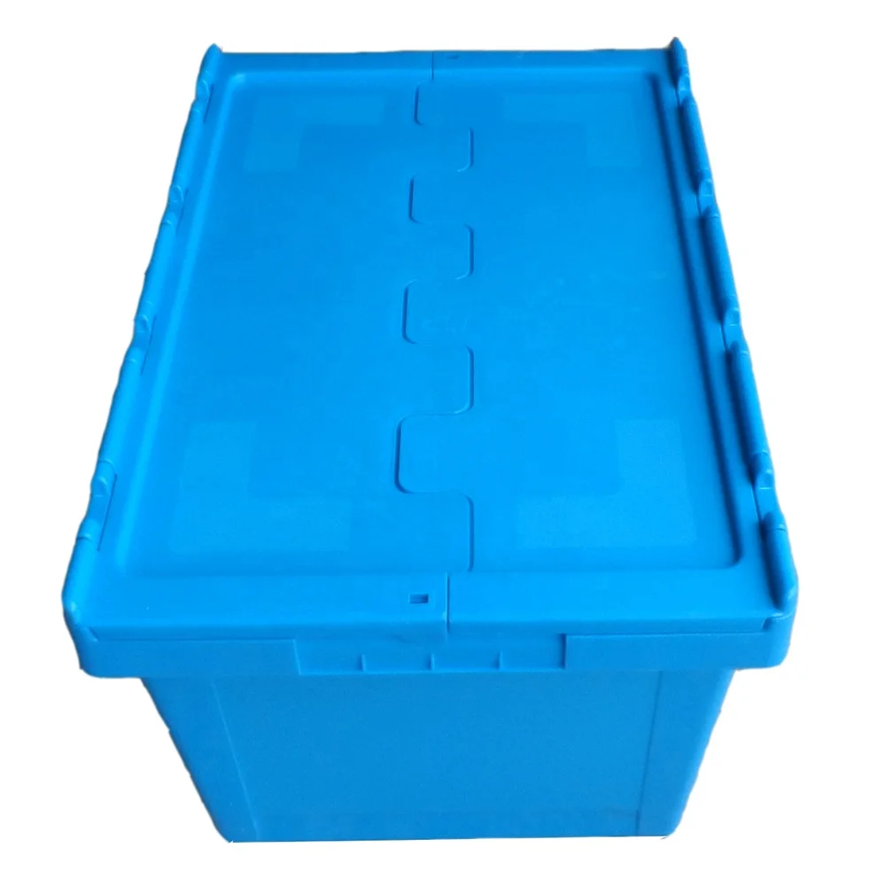 With Lid Transport Moving Plastic Tote Box For Sale