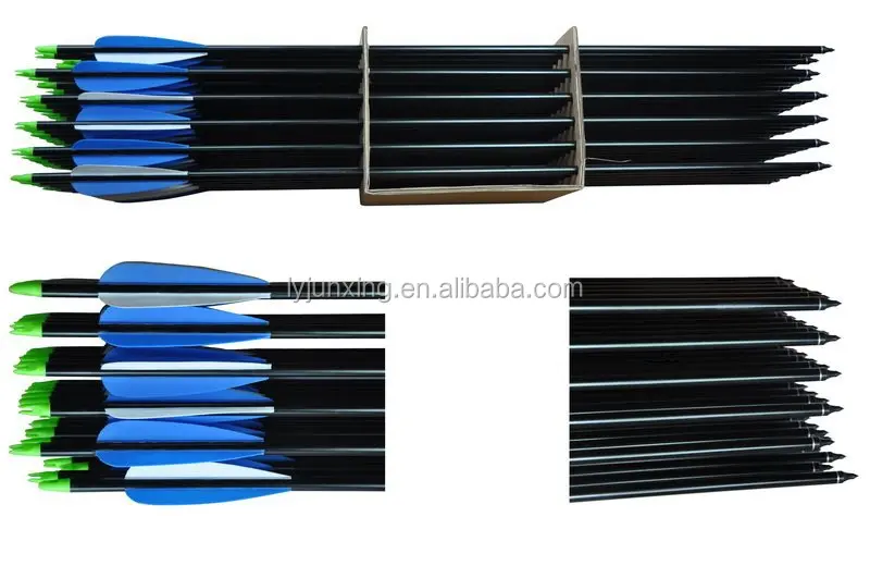 Aluminum arrow in 7001-T6 aluminum of best quality