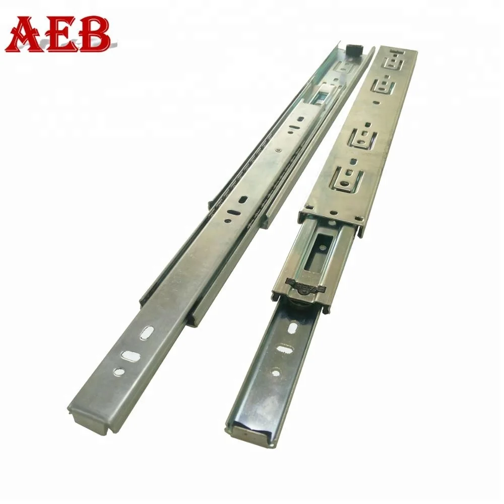 Furniture Full Extension Undermount Soft Close Hardware Telescopic Ball Bearing 2d 3d Locking Device Concealed Dtc Drawer Slide