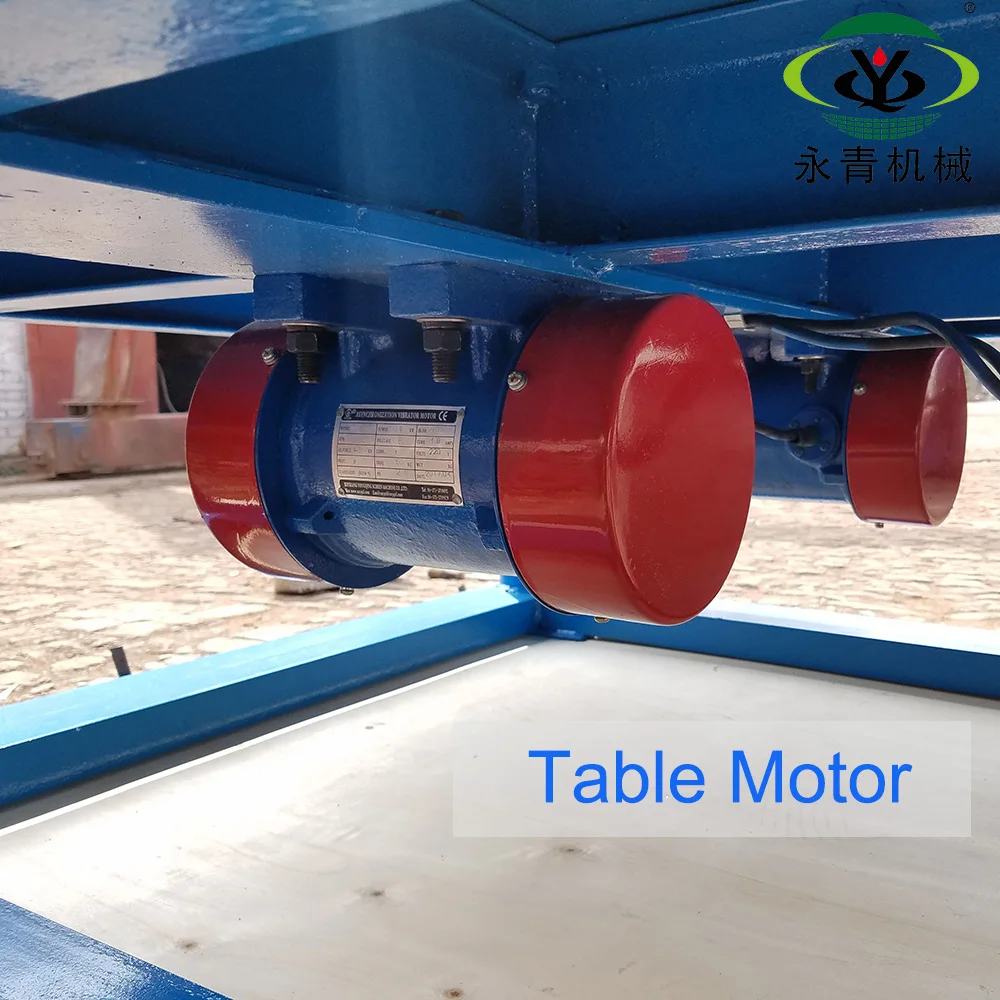 
electric small plastic paver block moulds vibration shaker table 
