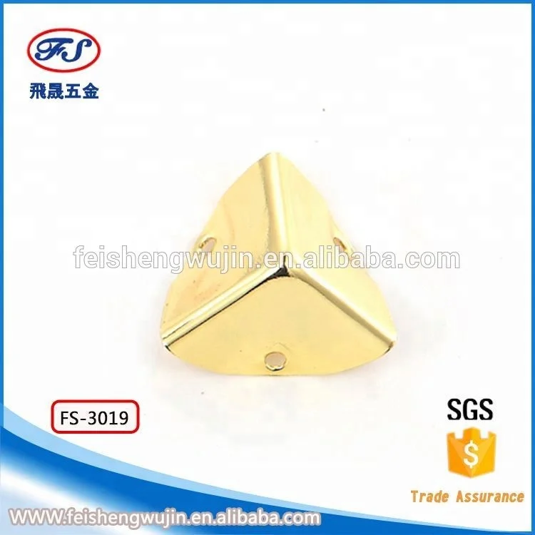 eco-friendly brass fan shaped corners for box Fs3019