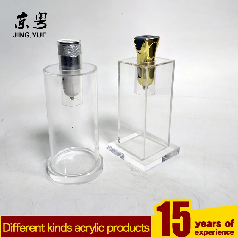 Заводские пользовательские аксессуары для телефонов прозрачный ПММА плексиглас акриловый usb Автомобильное зарядное устройство стенд Автомобильный Держатель зарядного устройства