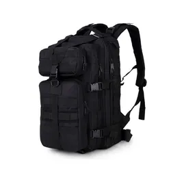 Outdoor Hiking Camping Hunting 600D Military Tactical Assault Molle Pack  Army Rucksack Bag  35L Black Tactical Backpack
