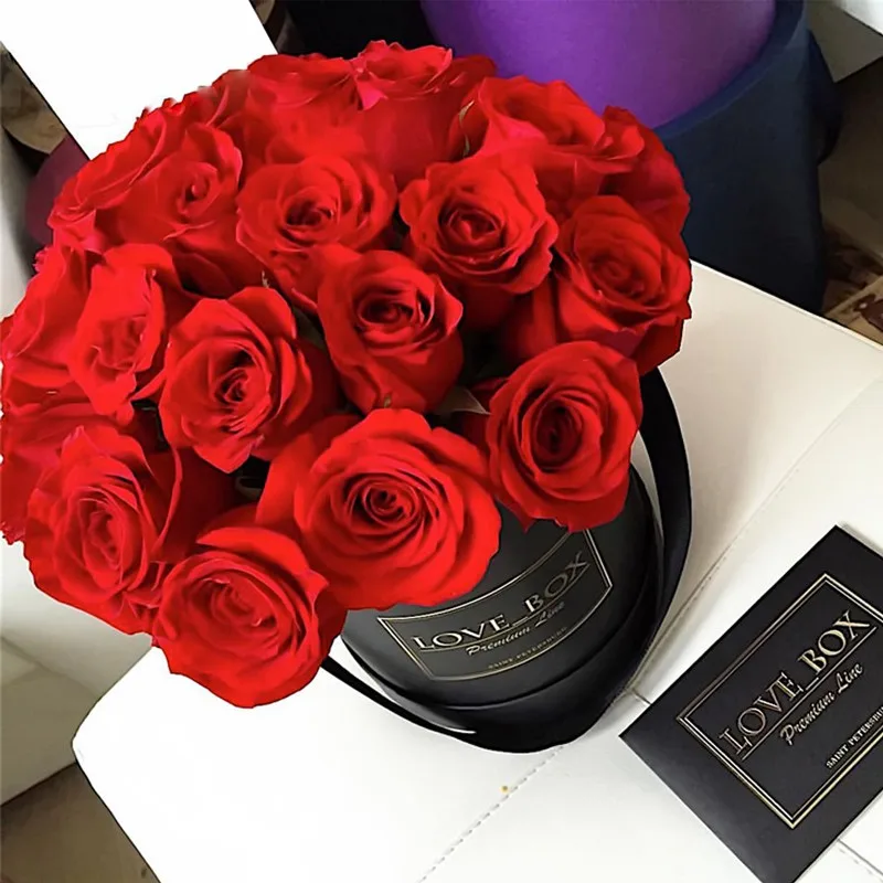 China manufacturing wholesale luxury decoration rose flower box for gift