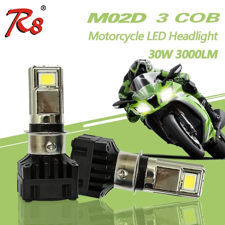 Good Power M02D 6000K LED Motorcycle Head Bulb LED Lamp For Motorcycle Piaggio Ciao Mix Head Lamp