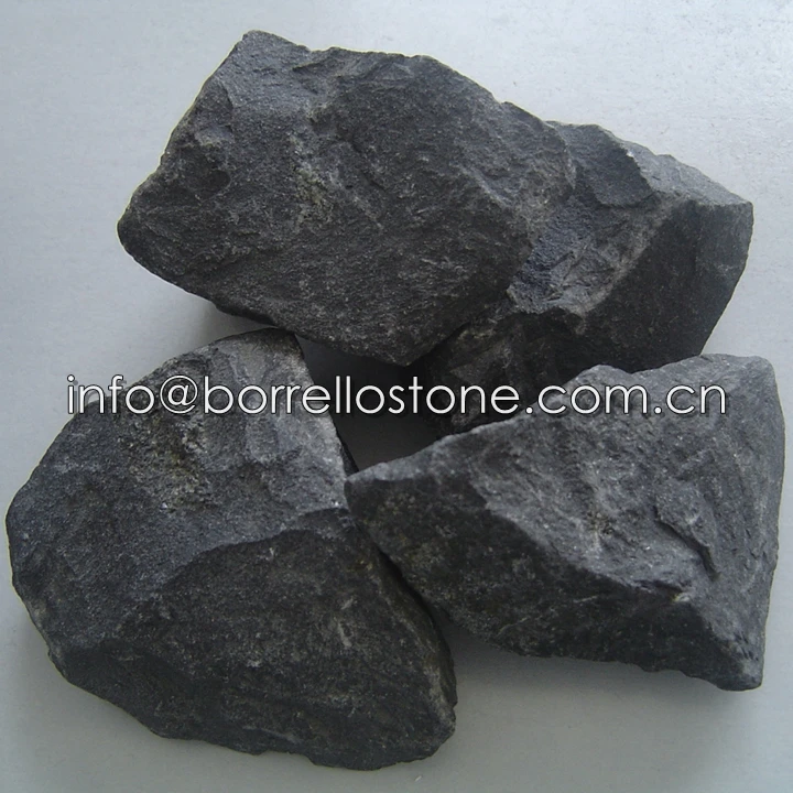 
decorative crushed black basalt gravel for garden 