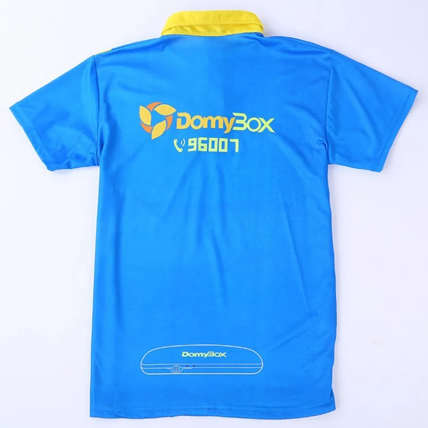 
Custom Sublimation 100% Polyester Dry Fit Polo T Shirts Hight Quality Golf Polo Shirt 