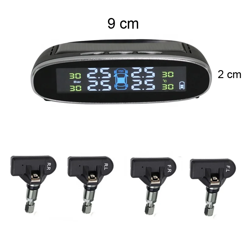 2019 TPMS Tire Pressure Monitoring System for Car with 4 Valve Sensors Internal