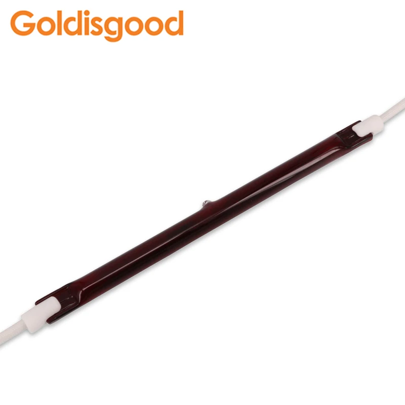 Goldisgood Paint curing heater lamp ruby heat lamp infrared heating element  for car painting
