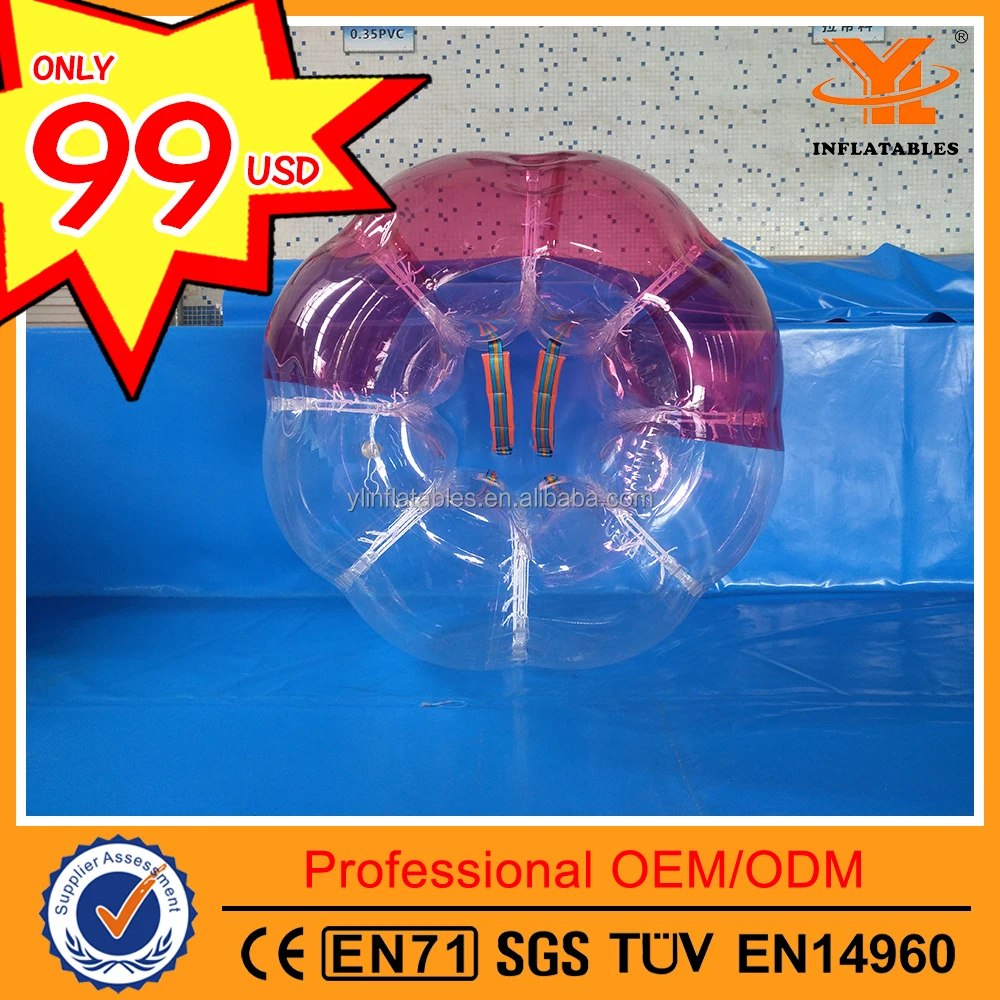 High Quality TPU Sport Bubble Football ,Bubble Soccer for Sale, Inflatable Body Bumper Ball for Adult