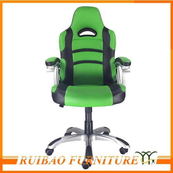 Модная Вращающийся с Высокой Спинкой, Роскошные Кожаные Гонки Стул Прочный Исполнительного Аппарата Председателя