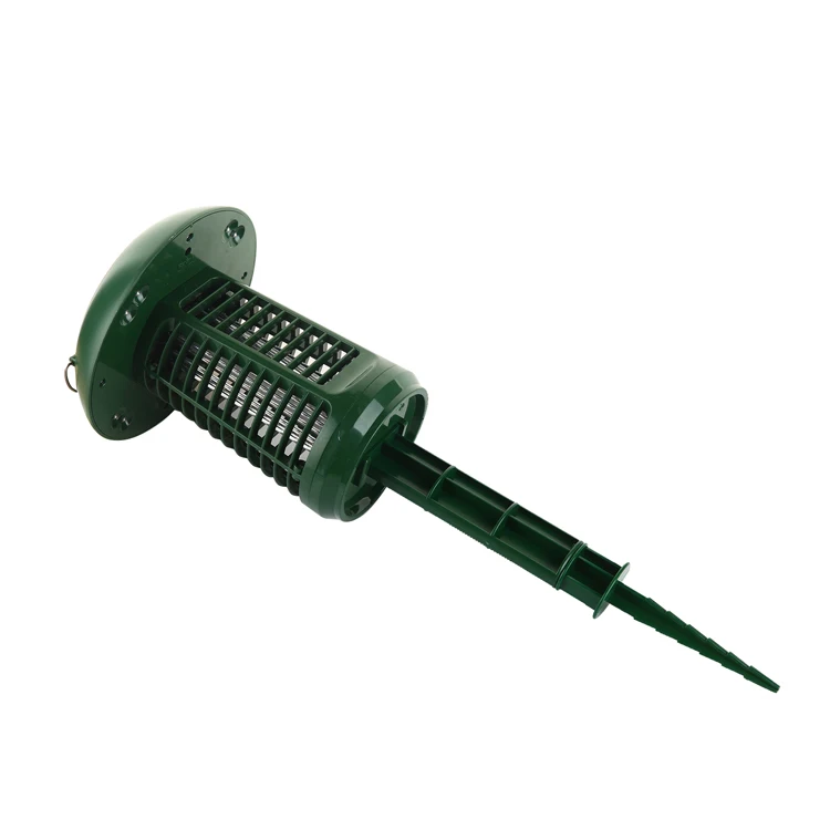 Alibaba China wholesaler solar panel garden illumination pest control insect bug zapper with light led bulbs