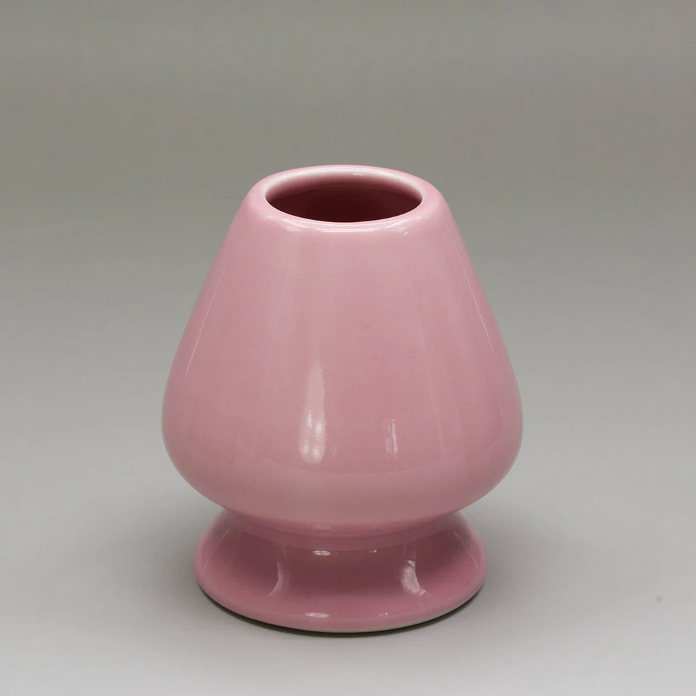 Japanese Ceremony Different Color Whisk Stand Available Porcelain Bamboo Matcha Tea Chasen Naoshi Whisk Holder