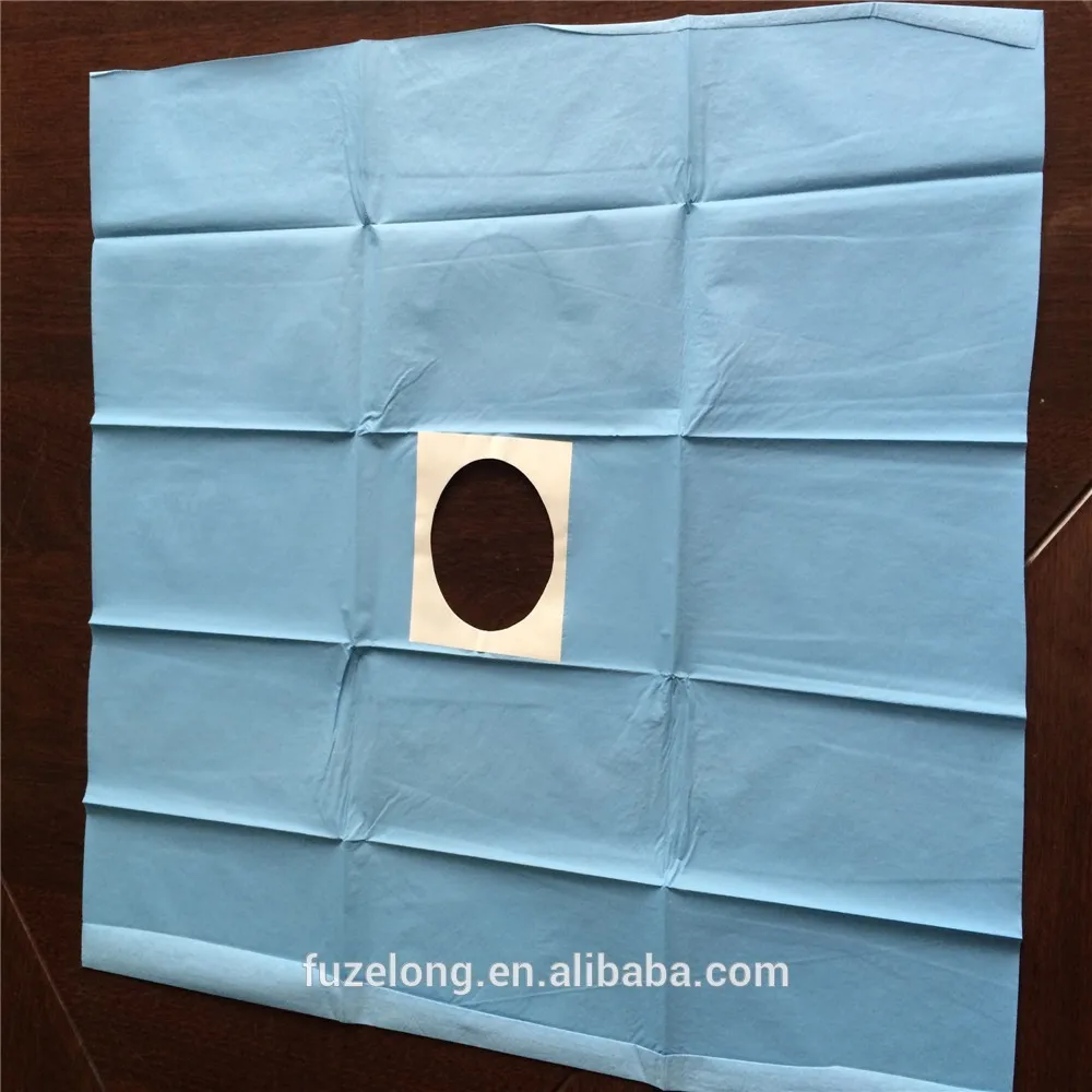 EO sterile towel disposable medical surgical drapes pack with hole for eyes