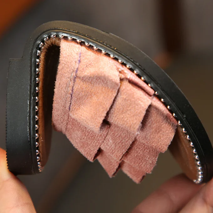 
KS0550 Summer girls simple sliders sandals 