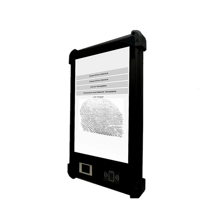 Пылезащитный карманный терминал FP08W Windows 10 с емкостным датчиком