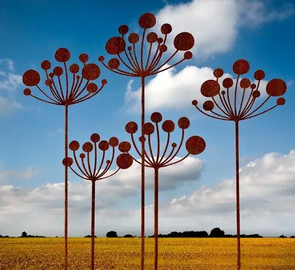 Laser cut metal art wall hanging decoration lotus flower