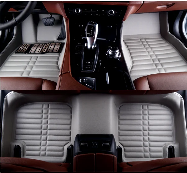 5D car mat factory leather car floor mats for Accord Fit waterproof car mat Yaris corolla