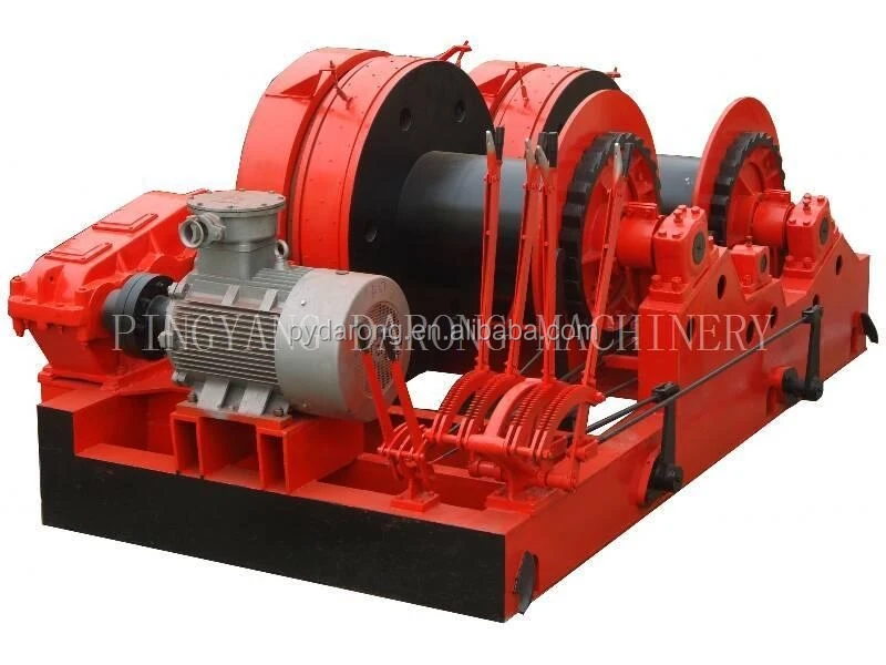 Warping Drum Winch With Clutch diesel Engine