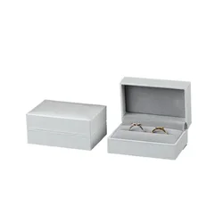 Stock luxury proposal jewelry box jewelry Double Ring box jewelry box velvet