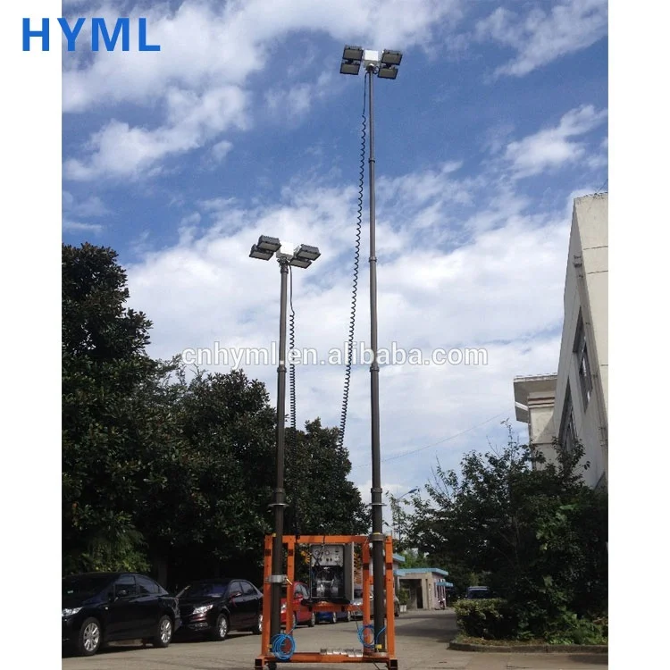 telescopic mast light/telescopic light tower
