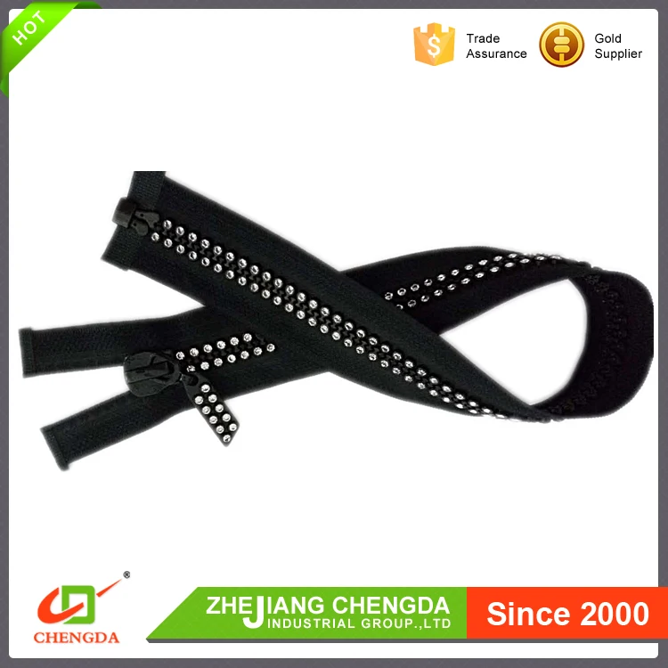  CHENGDA 2017 новый тип блестящие зубы из бриллиантов стразы молния